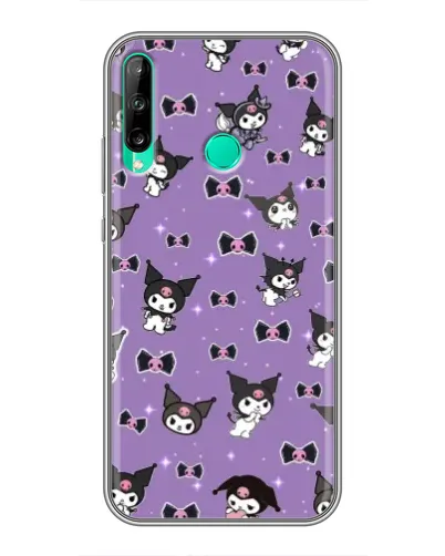 Чехол для Huawei P40 Lite e с картинкой «Kuromi — паттерн» Чехол для Huawei P40 Lite e с картинкой «Kuromi — паттерн»