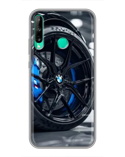 Чохол для Huawei P40 Lite e з картинкою «Колесо BMW зблизька»