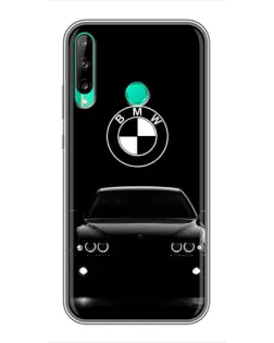 Чохол для Huawei P40 Lite e з картинкою «BMW — погляд з темряви»