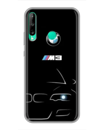 Чохол для Huawei P40 Lite e з картинкою «Мінімалістичний принт BMW M3»