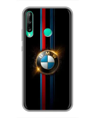 Чохол для Huawei P40 Lite e з картинкою «BMW M-Power неон»