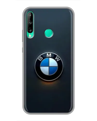 Чохол для Huawei P40 Lite e з картинкою «Логотип BMW — мінімалізм»