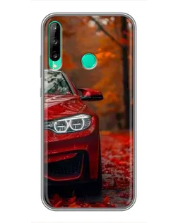 Чохол для Huawei P40 Lite e з картинкою «Осіння BMW M4»