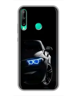Чохол для Huawei P40 Lite e з картинкою «BMW — нічний погляд»