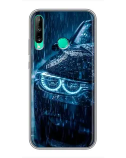 Чохол для Huawei P40 Lite e з картинкою «BMW під дощем»