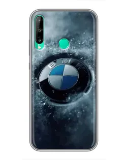 Чохол для Huawei P40 Lite e з картинкою «Логотип BMW — лід»