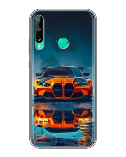 Чохол для Huawei P40 Lite e з картинкою «BMW — золота емблема» Чохол для Huawei P40 Lite e з картинкою «BMW — золота емблема»