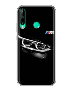 Чохол для Huawei P40 Lite e з картинкою «BMW — погляд тигра»