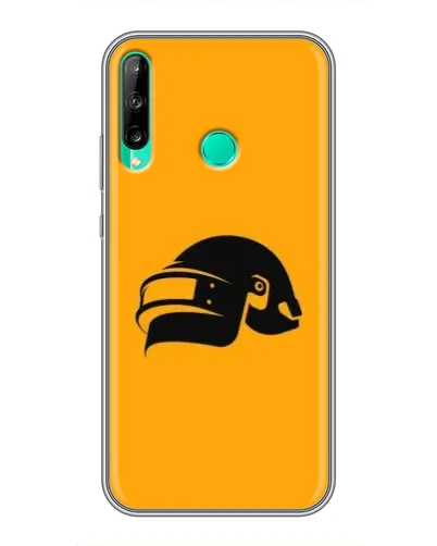 Чохол для Huawei P40 Lite e з картинкою «PUBG — золотий шолом»