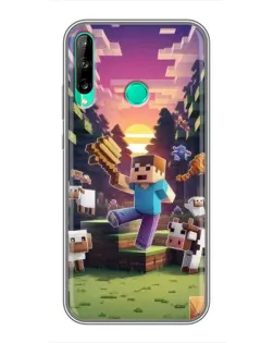 Чохол для Huawei P40 Lite e з картинкою «Стів на фермі» Чохол для Huawei P40 Lite e з картинкою «Стів на фермі»