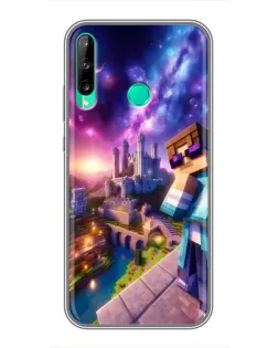 Чохол для Huawei P40 Lite e з картинкою «Стів та космос» Чохол для Huawei P40 Lite e з картинкою «Стів та космос»