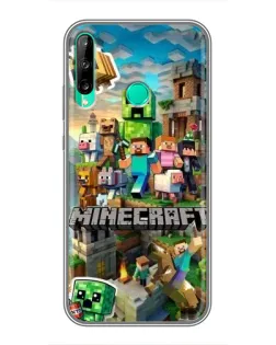 Чохол для Huawei P40 Lite e з картинкою «Замок Minecraft» Чохол для Huawei P40 Lite e з картинкою «Замок Minecraft»