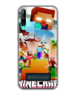 Чохол для Huawei P40 Lite e з картинкою «Minecraft герої гри» Чохол для Huawei P40 Lite e з картинкою «Minecraft герої гри»
