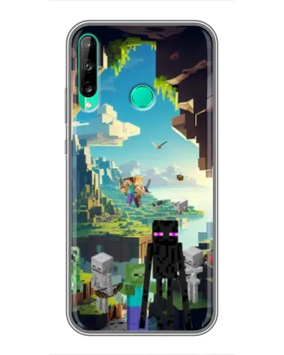 Чохол для Huawei P40 Lite e з картинкою «Ендермен у лісі»