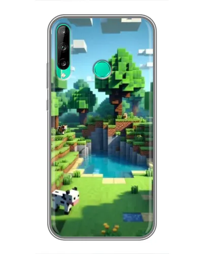 Чохол для Huawei P40 Lite e з картинкою «Minecraft літній день»