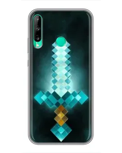 Чохол для Huawei P40 Lite e з картинкою «Алмазний меч неон»