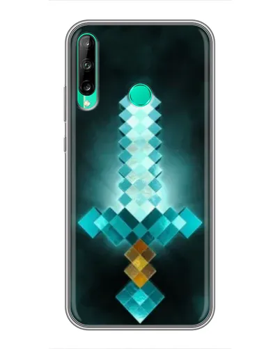 Чохол для Huawei P40 Lite e з картинкою «Алмазний меч неон»