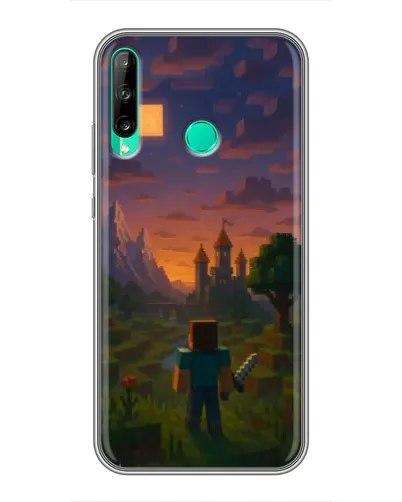 Чохол для Huawei P40 Lite e з картинкою «Стів біля вежі»