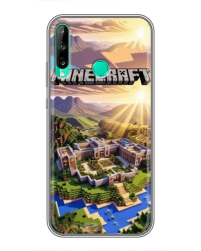Чохол для Huawei P40 Lite e з картинкою «Minecraft панорама»