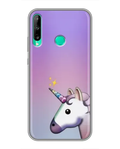 Чехол для Huawei P40 Lite e с картинкой «Единорог градиент» Чехол для Huawei P40 Lite e с картинкой «Единорог градиент»