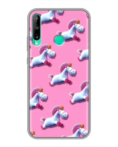 Чехол для Huawei P40 Lite e с картинкой «Единороги на розовом» Чехол для Huawei P40 Lite e с картинкой «Единороги на розовом»