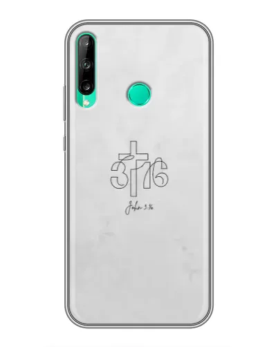 Чехол для Huawei P40 Lite e с картинкой «Иоанна 3:16 Крест» Чехол для Huawei P40 Lite e с картинкой «Иоанна 3:16 Крест»