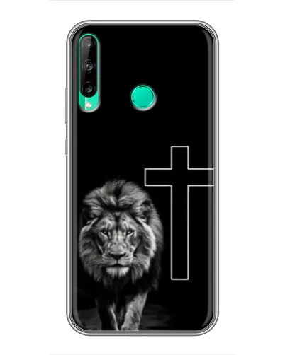 Чехол для Huawei P40 Lite e с картинкой «Лев и Крест» Чехол для Huawei P40 Lite e с картинкой «Лев и Крест»
