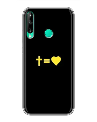 Чехол для Huawei P40 Lite e с картинкой «Сердце и Крест» Чехол для Huawei P40 Lite e с картинкой «Сердце и Крест»