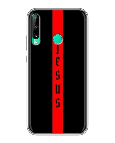 Чехол для Huawei P40 Lite e с картинкой «Красная линия веры» Чехол для Huawei P40 Lite e с картинкой «Красная линия веры»