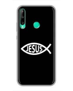 Чехол для Huawei P40 Lite e с картинкой «Классический Jesus»