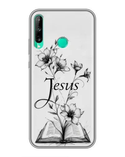 Чехол для Huawei P40 Lite e с картинкой «Цветы и Библия» Чехол для Huawei P40 Lite e с картинкой «Цветы и Библия»