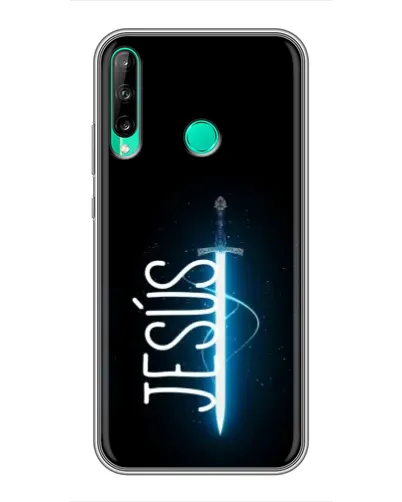Чехол для Huawei P40 Lite e с картинкой «Меч Духа Jesus» Чехол для Huawei P40 Lite e с картинкой «Меч Духа Jesus»