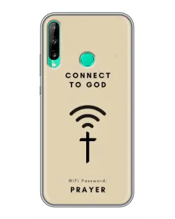 Чехол для Huawei P40 Lite e с картинкой «Молитва Connect»