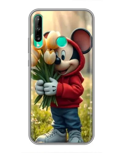 Чехол для Huawei P40 Lite e с картинкой «Микки с тюльпанами» Чехол для Huawei P40 Lite e с картинкой «Микки с тюльпанами»