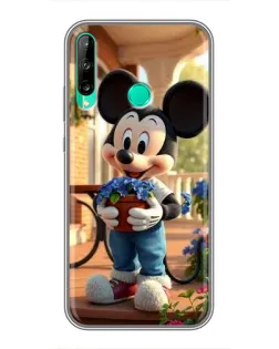Чехол для Huawei P40 Lite e с картинкой «Микки садовод» Чехол для Huawei P40 Lite e с картинкой «Микки садовод»