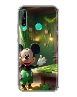 Чехол для Huawei P40 Lite e с картинкой «Микки в мастерской» Чехол для Huawei P40 Lite e с картинкой «Микки в мастерской»