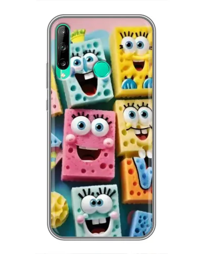 Чохол для Huawei P40 Lite e з картинкою «Кольорові губки»