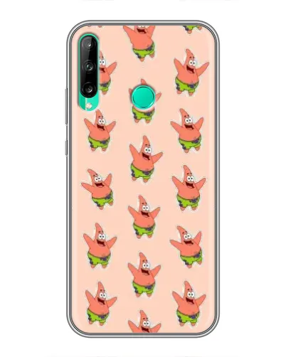 Чохол для Huawei P40 Lite e з картинкою «Патрік Стар паттерн»