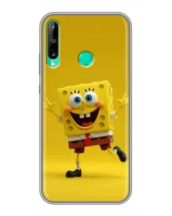 Чохол для Huawei P40 Lite e з картинкою «Позитивний Губка Боб»