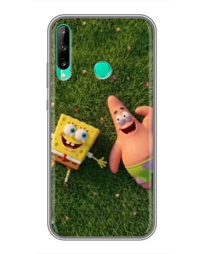 Чехол для Huawei P40 Lite e с картинкой «Друзья на лужайке» Чехол для Huawei P40 Lite e с картинкой «Друзья на лужайке»