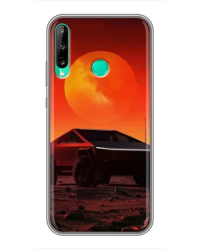 Чехол для Huawei P40 Lite e с картинкой «Cybertruck на Марсе» Чехол для Huawei P40 Lite e с картинкой «Cybertruck на Марсе»
