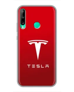 Чохол для Huawei P40 Lite e з картинкою «Tesla Red Classic»