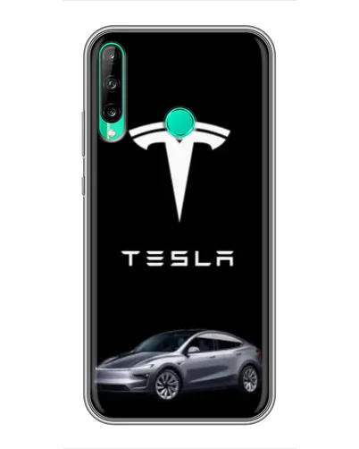 Чехол для Huawei P40 Lite e с картинкой «Tesla Model Y» Чехол для Huawei P40 Lite e с картинкой «Tesla Model Y»