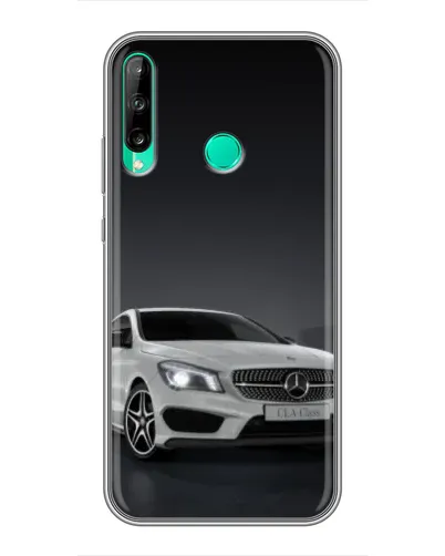 Чехол для Huawei P40 Lite e с картинкой «Mercedes AMG GT Silver»