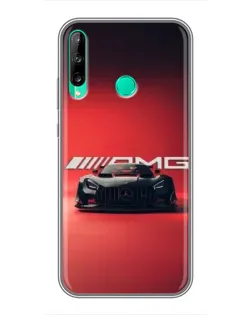 Чехол для Huawei P40 Lite e с картинкой «Mercedes AMG — красная линия» Чехол для Huawei P40 Lite e с картинкой «Mercedes AMG — красная линия»