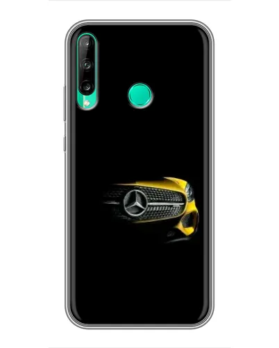 Чехол для Huawei P40 Lite e с картинкой «Mercedes — ретро стиль»