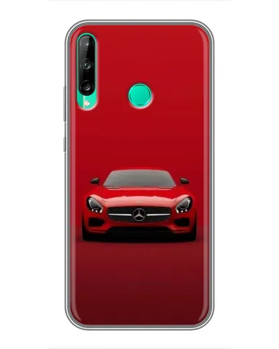 Чехол для Huawei P40 Lite e с картинкой «Красный Mercedes AMG»