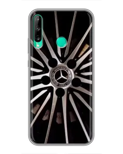 Чехол для Huawei P40 Lite e с картинкой «Диск Mercedes» Чехол для Huawei P40 Lite e с картинкой «Диск Mercedes»
