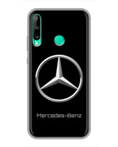 Чехол для Huawei P40 Lite e с картинкой «Mercedes Silver Logo»