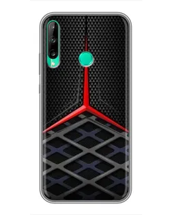 Чехол для Huawei P40 Lite e с картинкой «Mercedes Carbon Grid» Чехол для Huawei P40 Lite e с картинкой «Mercedes Carbon Grid»